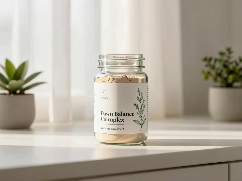 Soft focus illustration of balanced capsules